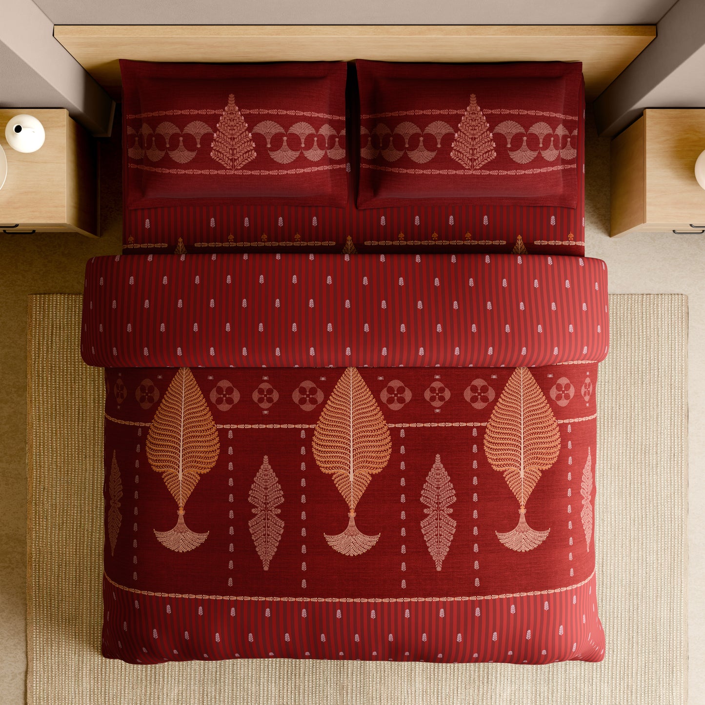 PATACHITRA RANGANA ROTARY Bedsheets Large 210TC 1087681