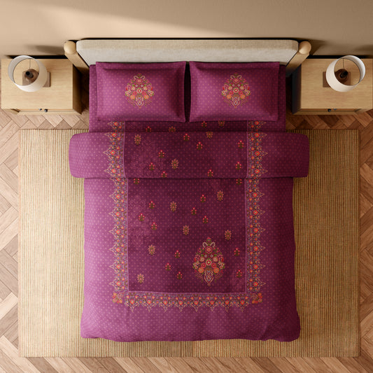 PAPER MACHE RANGANA DIGITAL Bedsheets Large 300TC 1087459