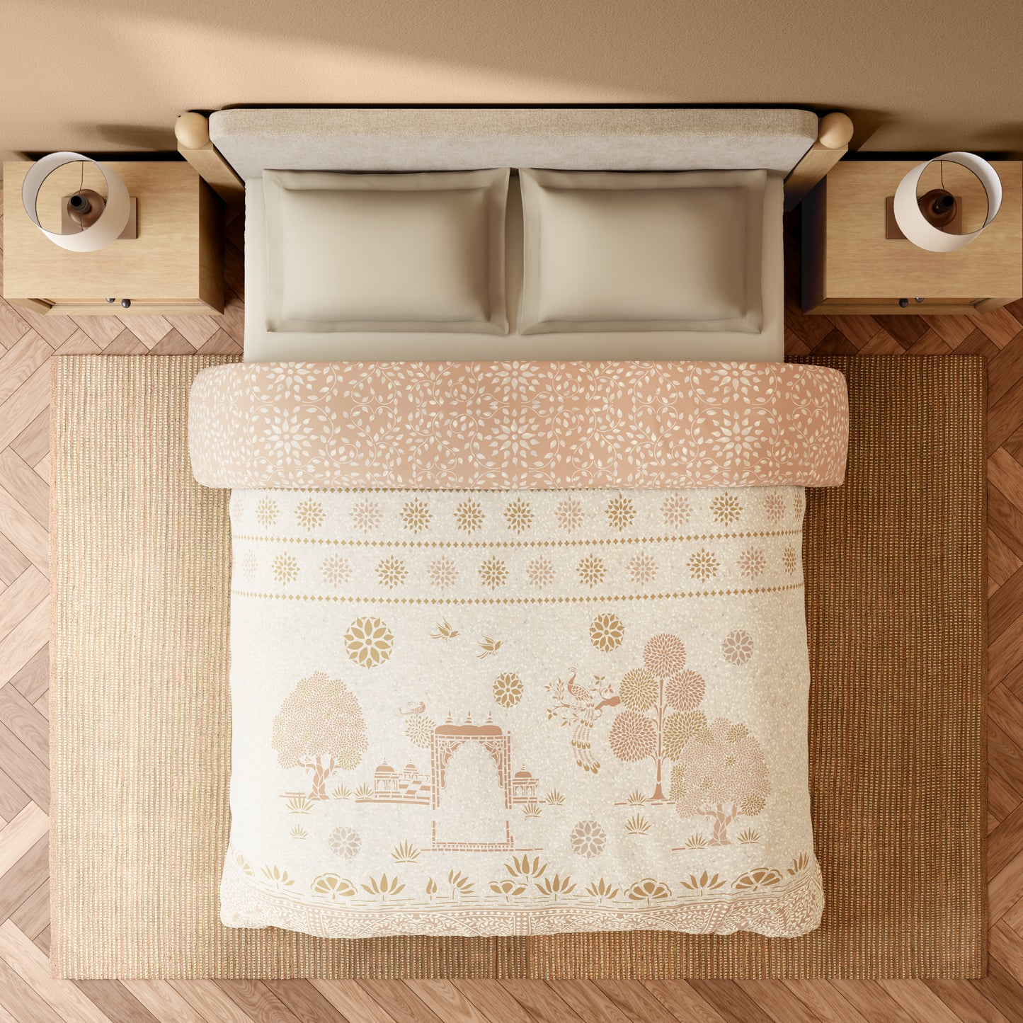 SANJHI RANGANA DIGITAL Quilt Double 300TC 1087460