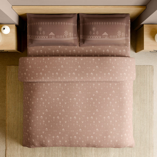 WARLI RANGANA ROTARY Bedsheets Large 210TC 1087691