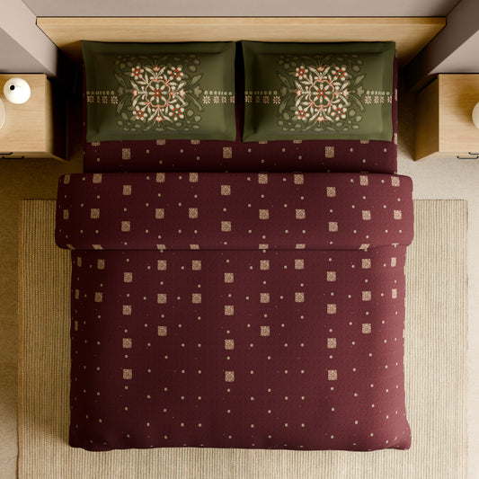 MEENAKARI RANGANA ROTARY Bedsheets Large 210TC 1087692