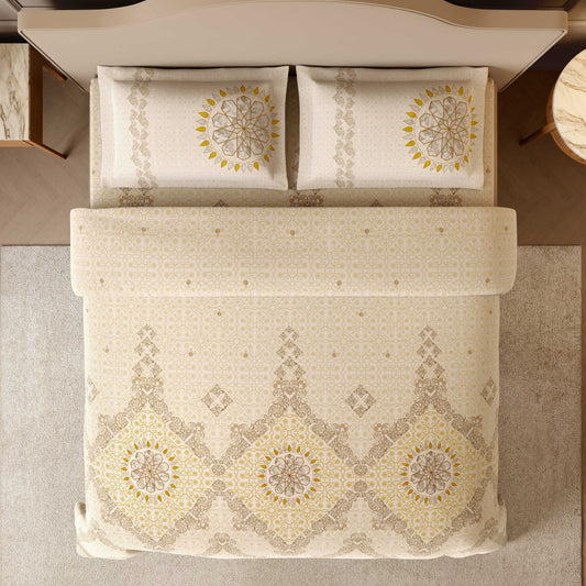MARBLE INLAY RANGANA SWARNA Bedsheets Large 210TC 1087697
