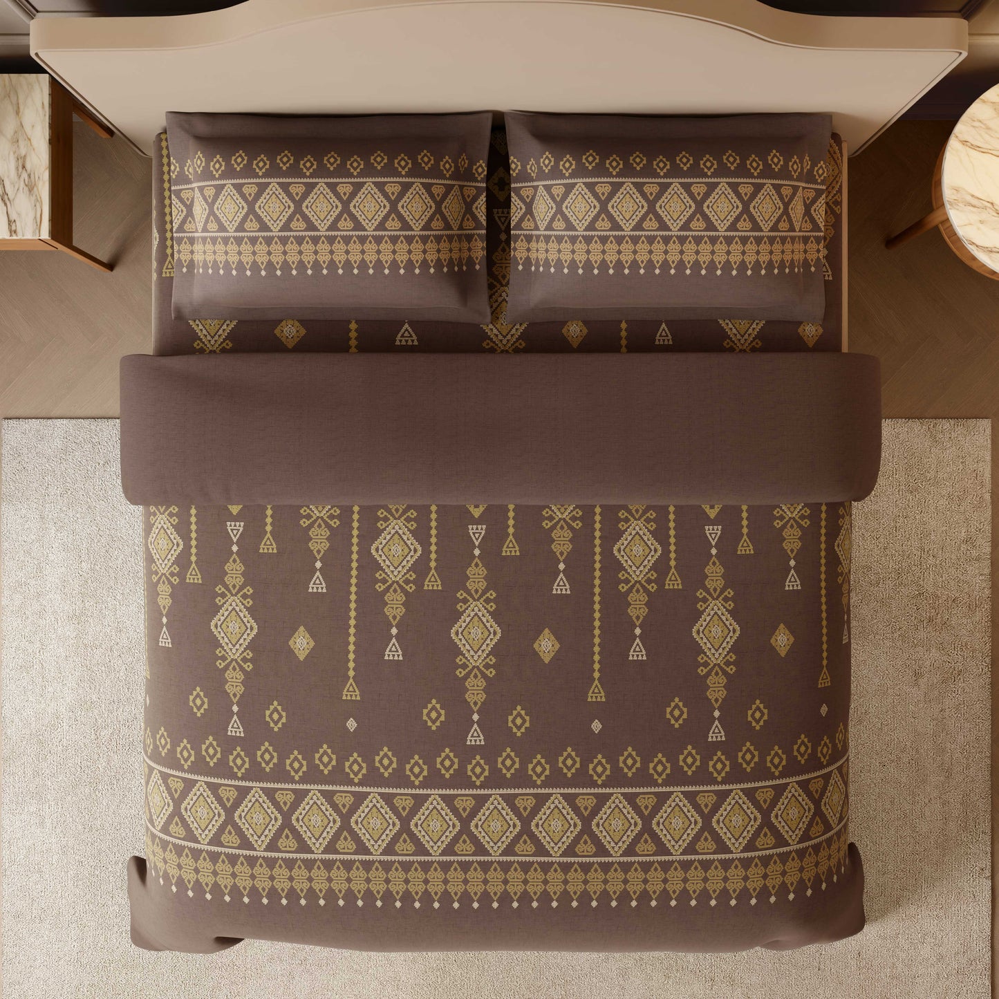 JAMDHANI RANGANA SWARNA Bedsheets Large 210TC 1087700